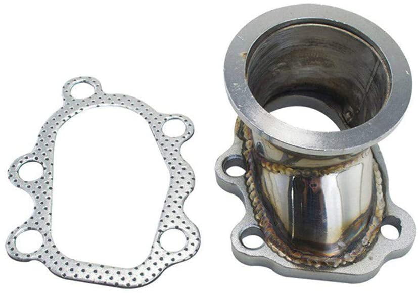 2.5 63mm 5-Bolt Stainless Steel Turbo Downpipe Adapter Flange Gasket Fit Most of Turbonetics T25 T28 GT25 GT28 
