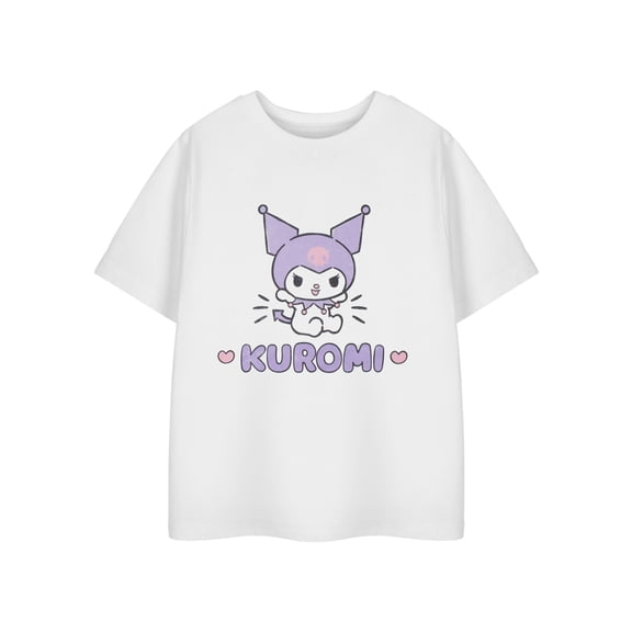 Hello Kitty Girls White Short Sleeved T-Shirt