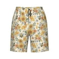 thumbnail image 7 of Disketp Men's Swim Trunks Hawaiian Breathable Surf Beach Swimsuits Mesh Lining Beach Shorts with Pockets-Hippie Bee Honeycomb, 7 of 7
