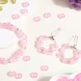 thumbnail image 7 of 800cs Transparent Plastic Beads Barrel Pearl Pink 9x6mm Hole: 3.8mm, 7 of 7