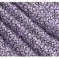 thumbnail image 3 of Soimoi Purple Cotton Poplin Fabric Artistic Leaves Print Fabric by Yard 56 Inch Wide, 3 of 7
