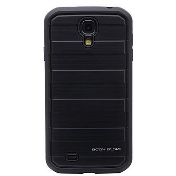 Body Glove Rise Case for Samsung Galaxy S4 Black Brushed Metal