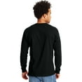 thumbnail image 2 of Hanes Men's Authentic Long Sleeve Pocket Tee, 2 of 5