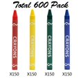 thumbnail image 3 of Crayones Madisi, paquete a granel, 600 unidades, 4 colores, 150 paquetes, 3 of 6