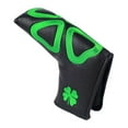 thumbnail image 3 of Covers Golf Putter Head Cover PU Headcover Replacement Cover Golfer Gift Black, 3 of 8