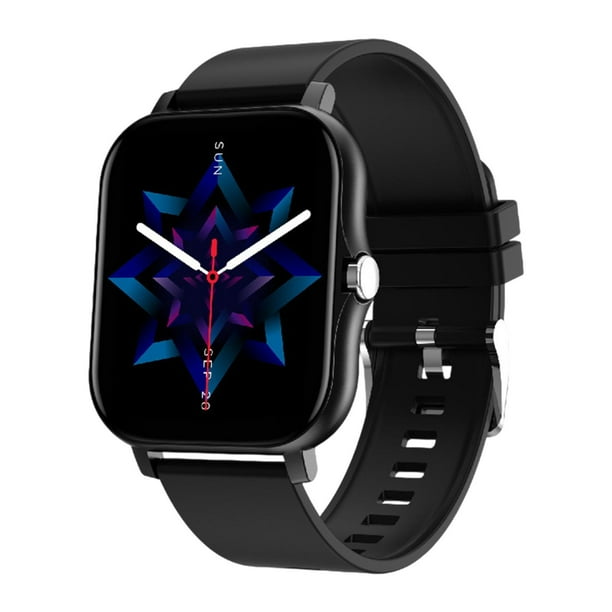 Reloj inteligente con recordatorio de mensajes y múltiples modos deportivos, correa de silicona Pantalla de 192 pulgadas