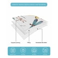 thumbnail image 5 of Quilts Twin Size, Dragonfly Soft Comforter Bedding Set for Bed, Watercolor Colorful Nature Painting Art Lightweight Quilted Bedspread with Pillow Cover(2 Pieces) for All Season, 68x86 Inch, 5 of 6