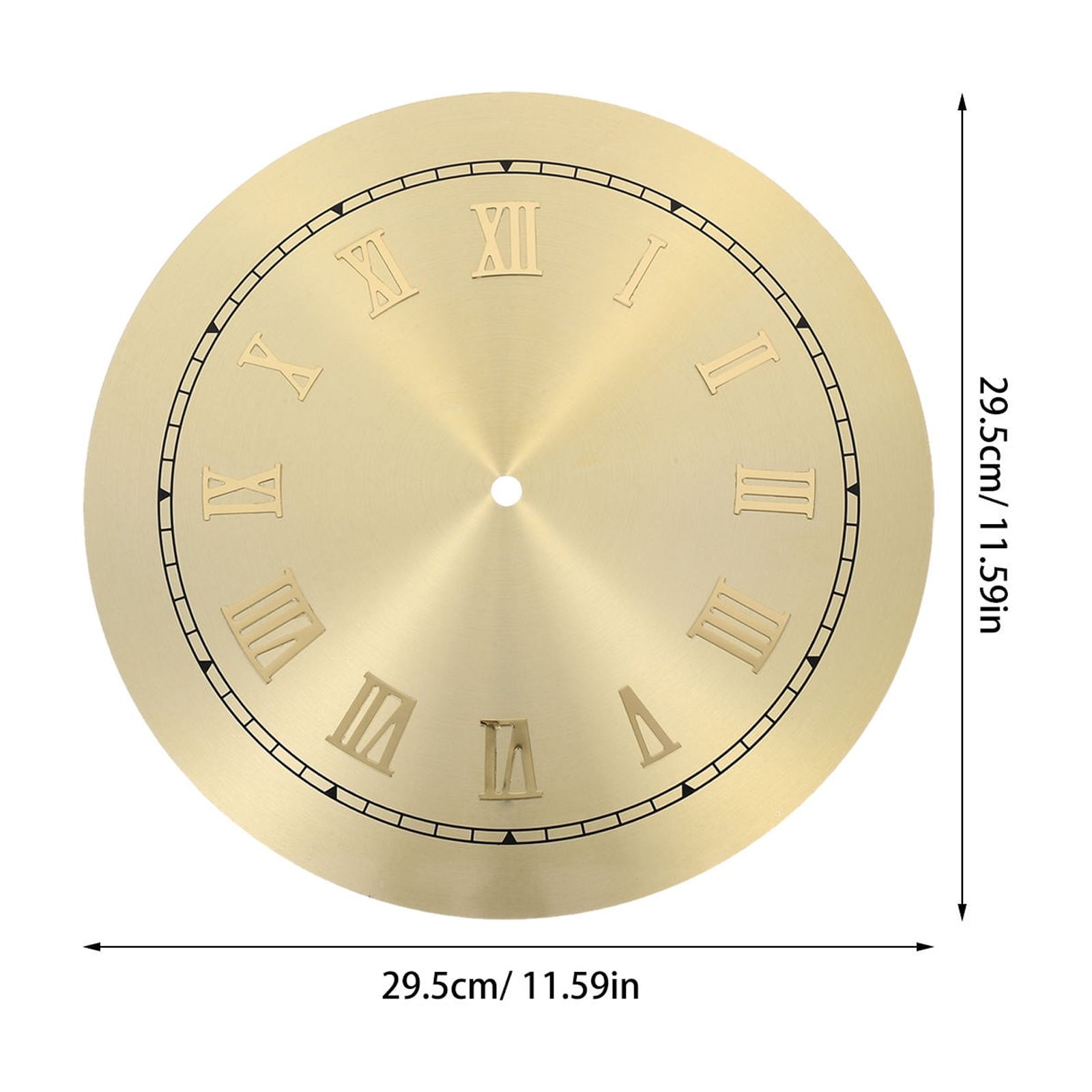 Baluue Metal Digital Clock Dial Kit - 1 Set for Hobbyists, Home Decoration, Crafting Projects, and Clock Repair Parts