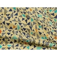thumbnail image 4 of oneOone Rayon Pale Orange Fabric Texture & Triangle Geometric Fabric For Sewing Printed Craft Fabric By The Yard 56 Inch Wide, 4 of 5