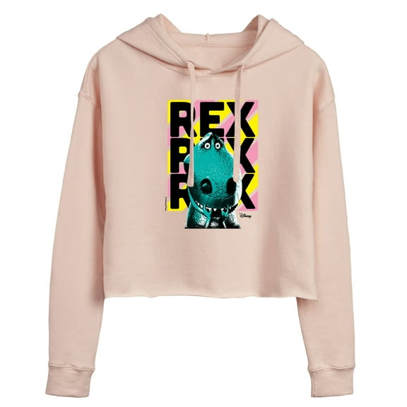 Toy Story 4 - Rex - Juniors Cropped Pullover Hoodie