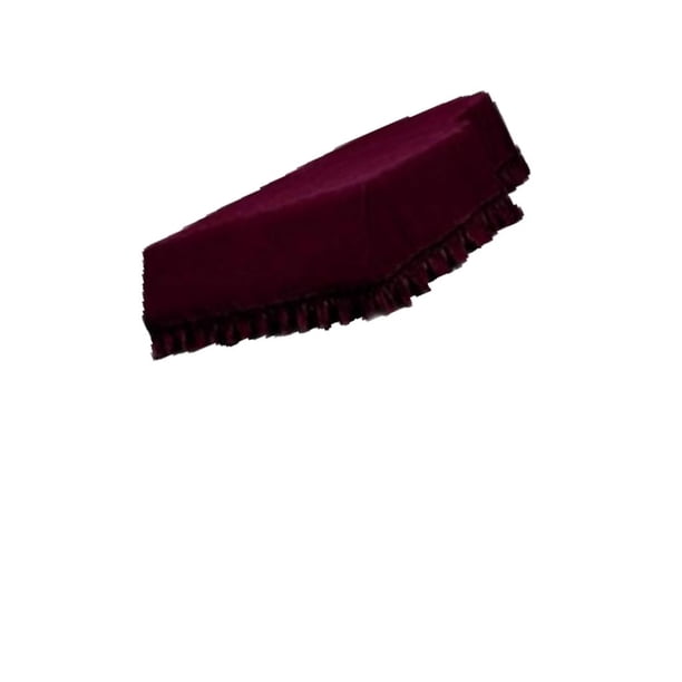 Funda de terciopelo premium para piano de cola | Terciopelo de lujo hecho a mano | Se adapta a borgoña