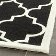 thumbnail image 3 of Safavieh Cambridge 3' X 5' Hand Tufted Wool Rug in Black and Ivory, 3 of 3