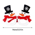 thumbnail image 2 of Christmas Decorations Clearance!! Christmas Decorations Glasses Set Holiday Adult Children Christmas Gift Hat Head Buckle Hoop Pat Ring, 2 of 4
