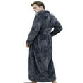 thumbnail image 2 of Men‘s Turkish Cotton Robe  Terry Cloth Kimono Bathrobe, 2 of 7