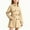 Khaki, variant on OGLCCG Girls Double-Breasted Trench Coat Windproof Classic Lapel Button Overcoat with Belt Buckle Lightweight Outerwear with Pockets 1-13 Years