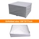 thumbnail image 2 of Funda para mesa de patio Dinheiro plateada, funda Oxford 210D para caja de terraza, funda para mesa de exterior, funda impermeable para muebles para sofá, mesa de centro y sillas, 2 of 6