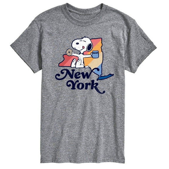 Peanuts - New York Snoopy - Men's Short Sleeve Graphic T-Shirt