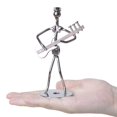 thumbnail image 4 of Berry President Estatua/figurilla de alambres y tornillos de hierro fundido para decoración del hogar de 5,0" (guitarrista eléctrico), 4 of 5
