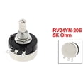 thumbnail image 4 of 5K Potentiometer RV24YN 20S B502 24mm Single Turn For Motor Speed Control Potentiometer RV24YN 20S B502 24mm Single Turn, 4 of 6