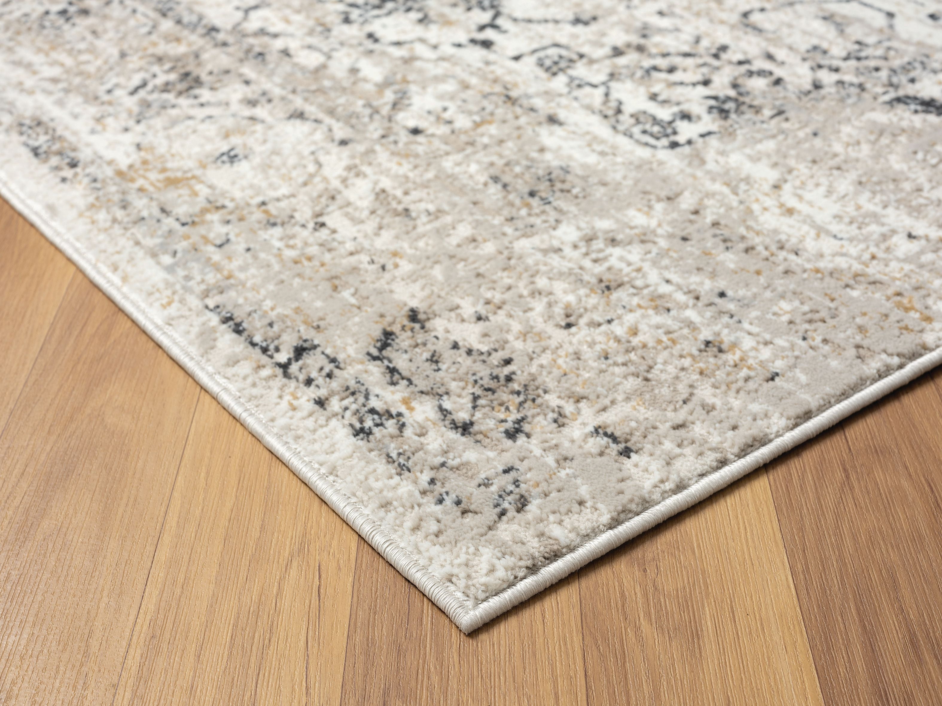 United Weavers Nelson Amos Transitional Medallion Area Rug, Beige, 9'10" X 13'2"