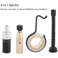 thumbnail image 2 of Oil Pump Wormed Gear Oil Filter Hose Line, Chainsaw Oil Pump Wormed Gear Fuel Hose Oil Pipe Filter Set Accessory Kits, 2 of 8