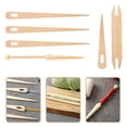 thumbnail image 2 of Necvior 7 Pcs/Set Hand Weaving Stick Set DIY Hand Crafts Tool Kit for Adults Teens, 2 of 6
