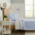 thumbnail image 3 of Great Bay Home All-Season Reversible Quilt Set With Shams (Twin, Blue), 3 of 7