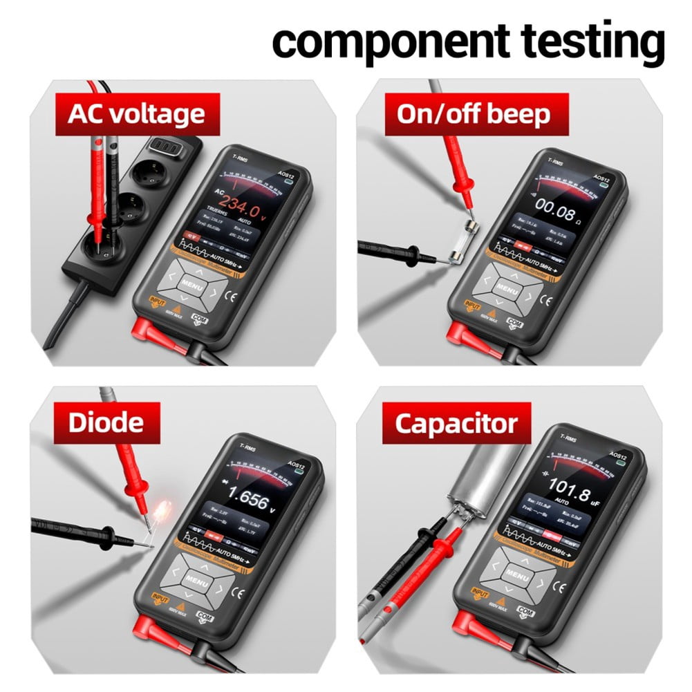 yaaqii Handheld color screen oscilloscope 2 in 1 digital smart multimeter anti-burn
