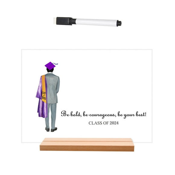 Placa Acrilica Personalizada Para Graduacióngraduation Gifts 2025 Personalized Graduation Gifts For Her Him Erasable DIY Transparent Desktop Decoration Ornaments