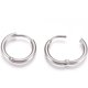 thumbnail image 3 of 2 pares de aros de acero inoxidable 304 para hacer joyas, aretes de aro de color acero inoxidable, 3 of 3