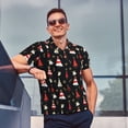thumbnail image 4 of Balery Christmas Tree and Gold Socks Camisa Polo de Hombre con Estampado, de Manga Corta y Tejido Medio, Camisa Tipo Golf Polo-Medium, 4 of 6