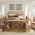 thumbnail image 2 of Croscill Classics Julius 4 Piece Comforter Set in Burgundy Queen, 2 of 13