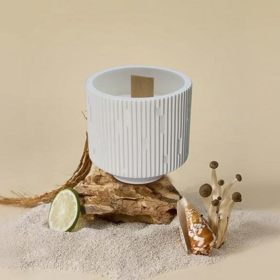 Handcrafted Ceramic Scented Candle - Premium Soy Wax, Luxury Home Fragrance