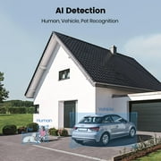 AOSU 3K/5MP Security Camera with Spotlight, 2 Way Audio, 360° View Outdoor Surveillance Camera Wired, Waterproof, Auto-Tracking, No Monthly Fee