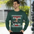 thumbnail image 3 of Christmas Sweatshirt, Squats Funny Gym Christmas Sweatshirt, Muscular Santa Ugly Holiday Sweatshirt, Festive Fitness Xmas Gift for Squatters & Weightlifters, 3 of 5