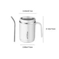 thumbnail image 3 of Stainless Steel Mug under $5! Xqxayjr Stainless Steel Tumbler with Lid and Straw, Insulated Travel Mug for Hot Cold Drinks, Leak Proof Coffee Cup for Office Car, BPA Free Water Bottle for Men Women, 3 of 8