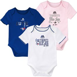 Newborn & Infant Royal/Powder Blue/White Toronto Blue Jays Minor League Player Three-Pack