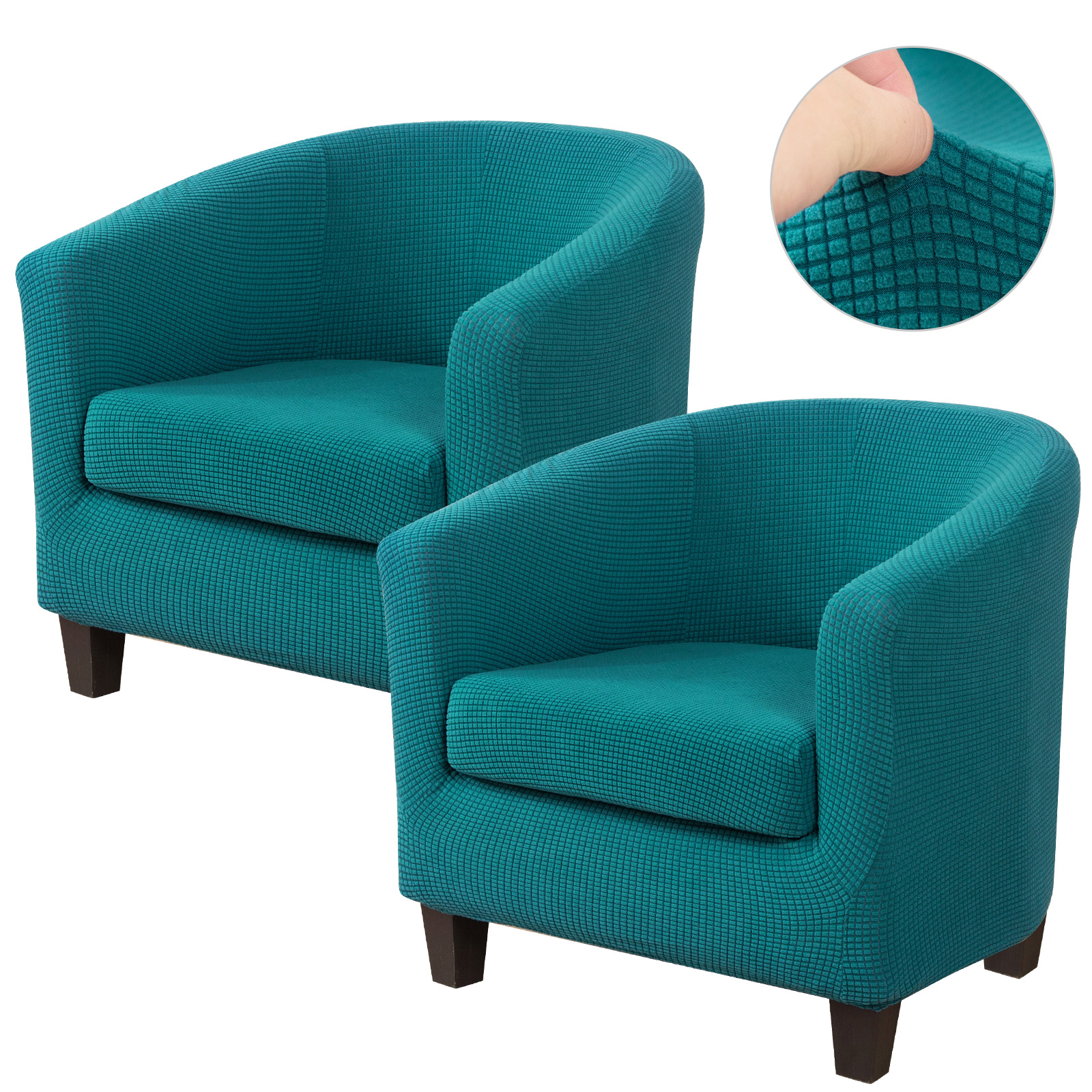 SHANNA Stretch Club Chair Cover Tub Chair Slipcover Couch Cover with