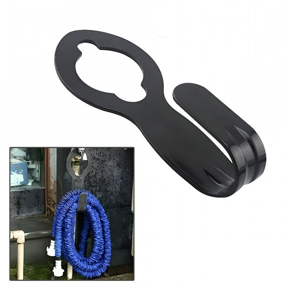 LAMIRO Wall Mounted Garden Hose Pipe Reel Holder Hanger Storage Hook Watering Rack