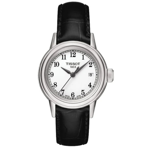 Tissot Women's T0852101601300 Carson Analog Display Swiss Quartz Black Watch