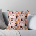 thumbnail image 6 of Ryan; Multi Colored Kitty Cat Print with Pink Background Throw Pillow Cover 45x45cm – Cute & Playful Cat Cushion for Home, 6 of 7