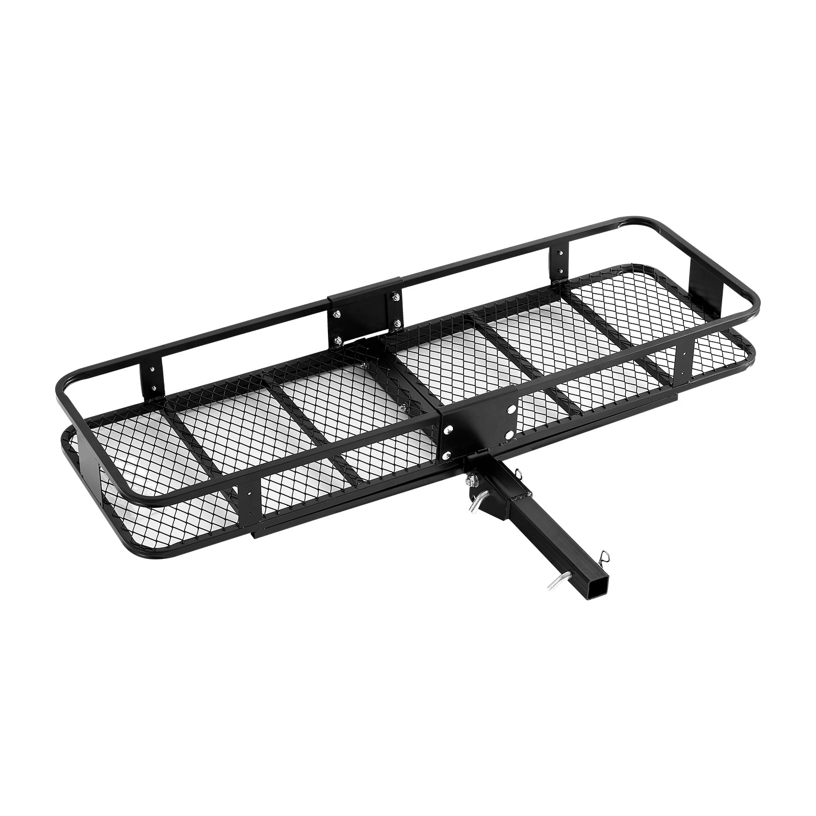 VEVOR Hitch Cargo Carrier,60" x 20" x 6", 500 lbs Capacity Hitch Cargo Carrier with Cargo Net & Waterproof Cargo Bag, Folding Hitch Mount Cargo Carrier with Hitch Lock for 2" Receiver, Fit for SUVs