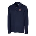 thumbnail image 2 of Men's Cutter & Buck  Navy Tacoma Rainiers Advantage Tri-Blend Pique Big & Tall Long Sleeve Polo, 2 of 3