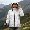 thumbnail image 5 of ATOYSOY Women's Long Raincoat with Hood Outdoor Light Windbreaker Rain Jacket Waterproof 2026, 5 of 9