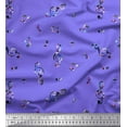 thumbnail image 1 of Soimoi Polyester Crepe Fabric Notes Musical Instrument Decor Fabric Printed Yard 42 Inch Wide, 1 of 5