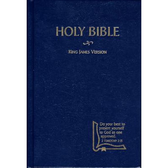 Pre-Owned KJV Drill Bible, Blue Hardcover (Hardcover)