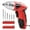 Red, variant on Hi-Spec 3.6V Mini Wireless Cordless Electric Power Screwdriver & Bit Set, Li-ion Battery Rechargeable, 27pc