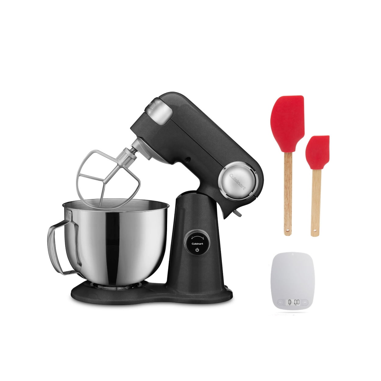 Cuisinart Precision Pro 5.5Quart Digital Stand Mixer (Graphite) w/Scale Bundle
