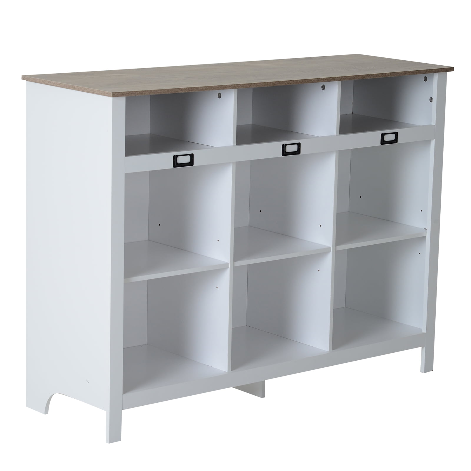 Kitchen Storage Sideboard, Living Room Sideboard Table with Open Shelf