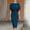 Dark Blue, variant on Women Solid Cowl Neck Dolman Short Sleeve Bodycon Midi Dress, High Waist Slimming Knee-Length Pencil Dress, Elegant Stretch formal office Party Wear Dresses Wine XL(XL)